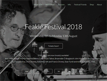 Tablet Screenshot of feaklefestival.ie